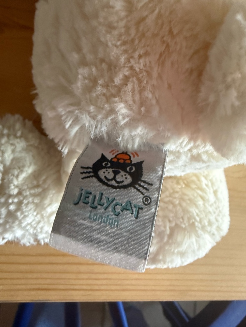 Jellycat medium Bashful cream ivory twinkle bunny EUC NO FLAWS - Picture 4 of 6